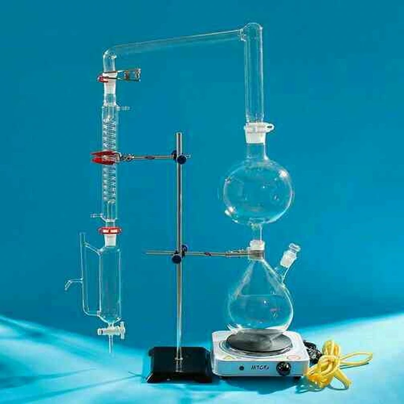 2000mlLabApparatusWHotStoveGrahamCondenserEssentialOilSteamDistillationKit.jpg