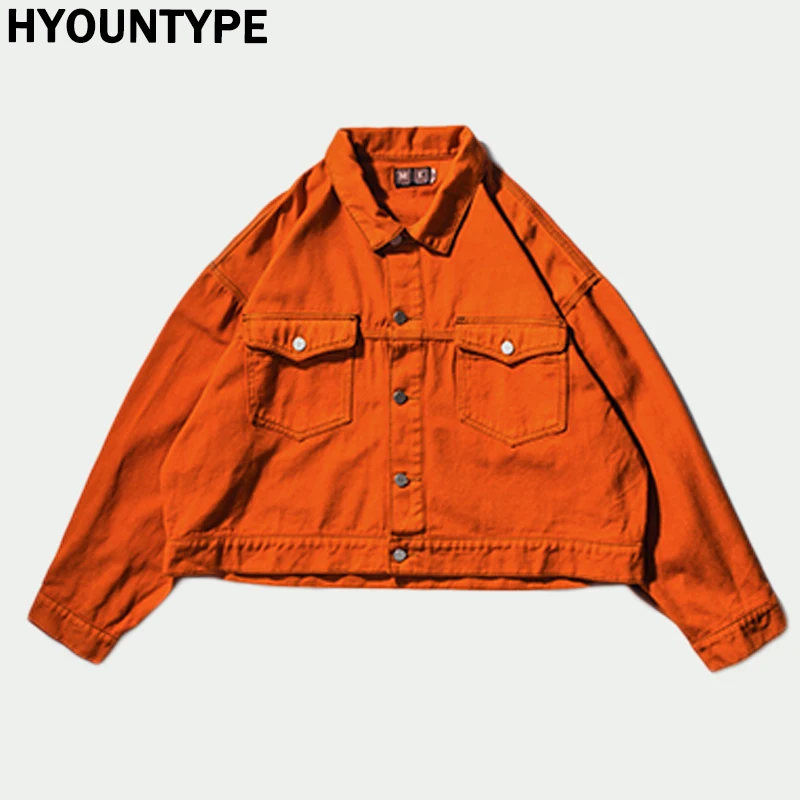 High Street Oversize Denim Jacket New Autumn Batwing Long Sleeve Short Outwear Men Casual Harajuku Streetwear Basic Loose Jacket High Street Oversize Denim Jacket New Autumn Batwing Long Sleeve Short Outwear Men Casual Harajuku Streetwear Basic Loose Jacket