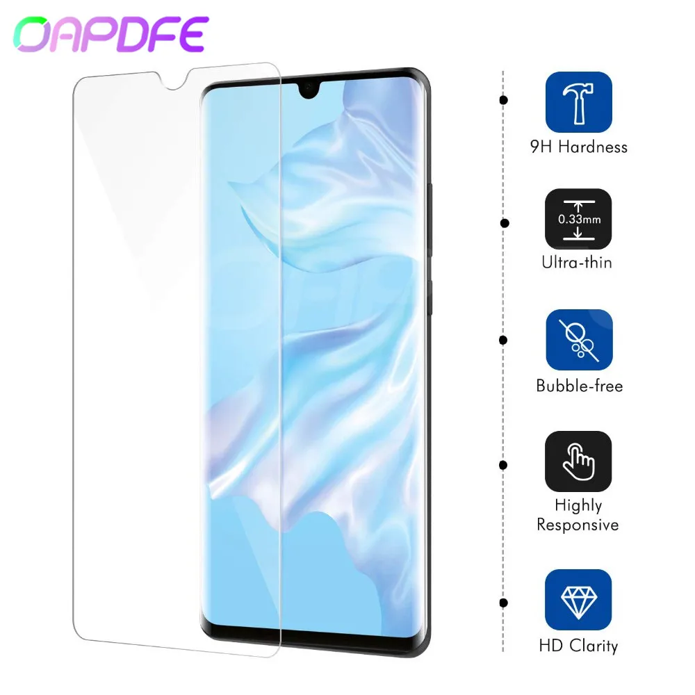 

9H Tempered Glass For Huawei P30 Lite P20 Pro P20 P10 Lite Plus Screen Protector For Huawei P Smart 2019 Protective Glass Film