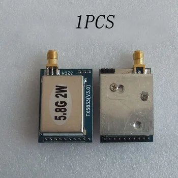 

1PC 5.8G FPV Video Transmission Module 32ch 2W Radio Systems Transmitter Board Wireless Launcher Spare Parts for RC Drone