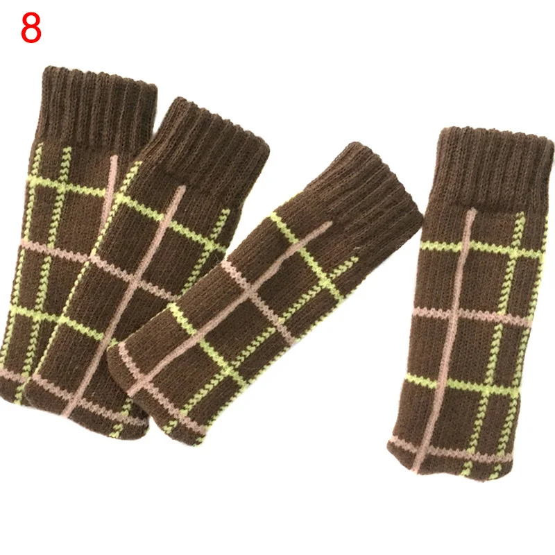 

4 Pcs/Set Chair Leg Cover Knitted Socks Non-slip Table Legs Sleeve Home Floor Protector LXY9