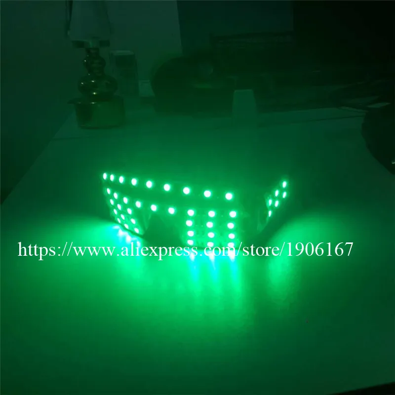 Free shipping LED Glasses, Laser Glasses For Nightclub Nerformers Party Dancing Glowing Spiderman Mask Glasses04