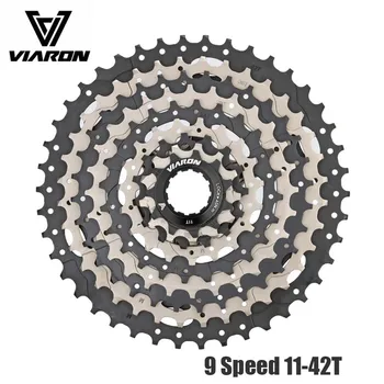 

MTB Cassette Freewheel 9 Speed 42T for SHIMANO SRAM Wide Rotio with Variable Speed Bike Sprocket 9 Velocidade 42T cog cdg VIARON