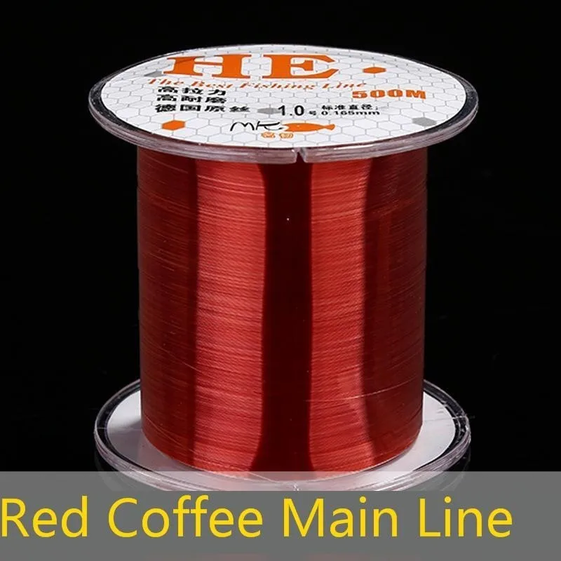 500m Nylon Fishing Main Lines Feeder Monofilament Transparent Fly Lure Line Sea Carp Lake River Peche Accessories Pesca Angeln 500m Nylon Fishing Main Lines Feeder Monofilament Transparent Fly Lure Line Sea Carp Lake River Peche Accessories Pesca Angeln