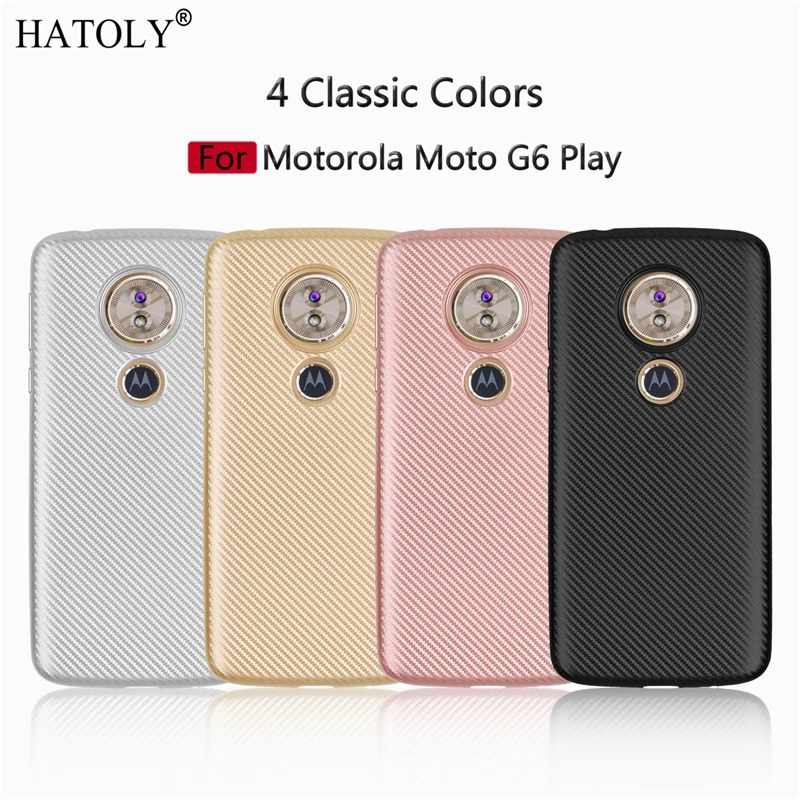 

sFor Cover Motorola Moto G6 Play Case for Motorola Moto G6 Play Soft Rubber Silicone Armor Shell Phone Case for Motorola G6 Play