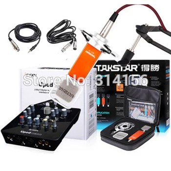 

Takstar PC-K700 Recording Microphone with ICON upod nano Sound card for Internet karaoke,personal recording, studio recording