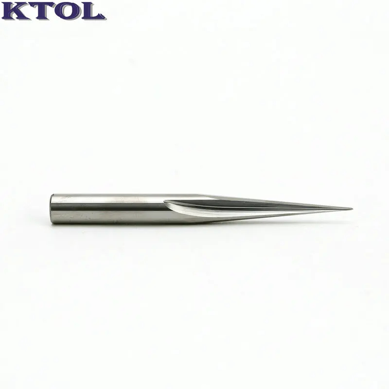 Two Straight Slot Flat Bottom Engraving Bits