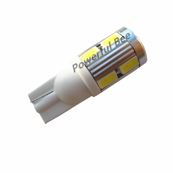 2 x w5w/T10/194 5630 10SMD холодный белый светодиод DC12V автомобильный Автомобильный