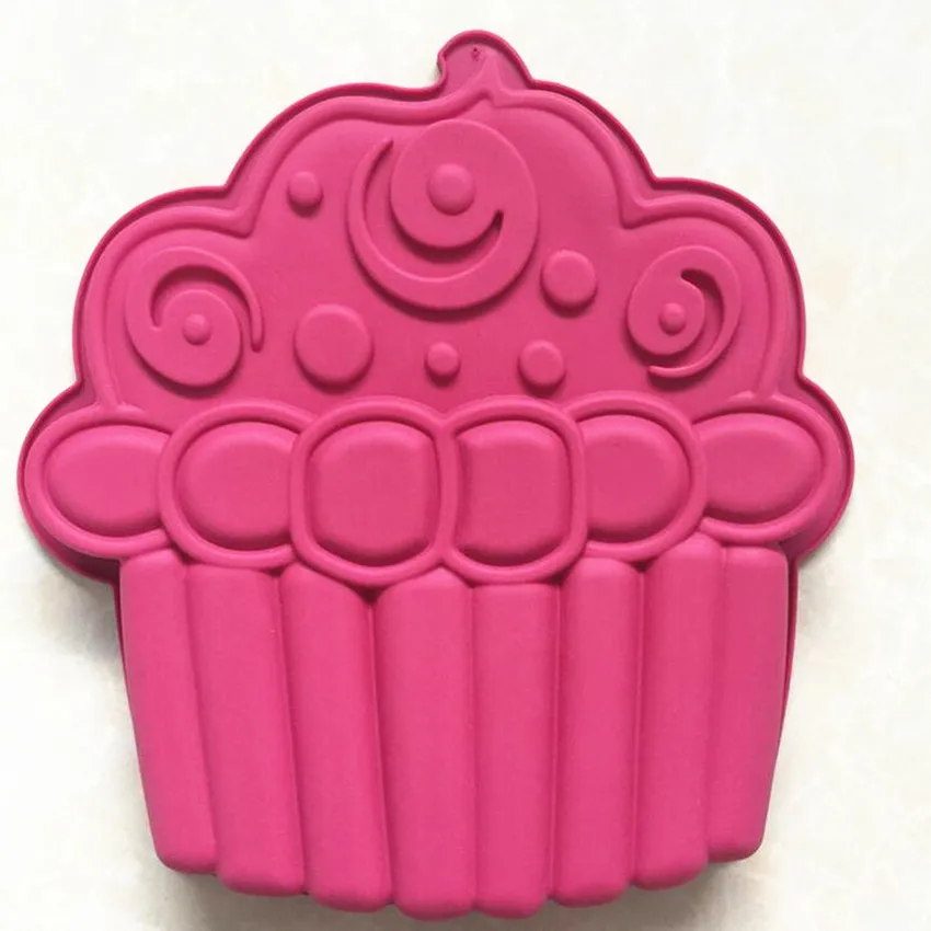

3D Crown Shape Silicone Cake Mold Fondant Soap Mould Ice Cream Shaped Big Size 26*25*4.5cm Baking Tools GJD085