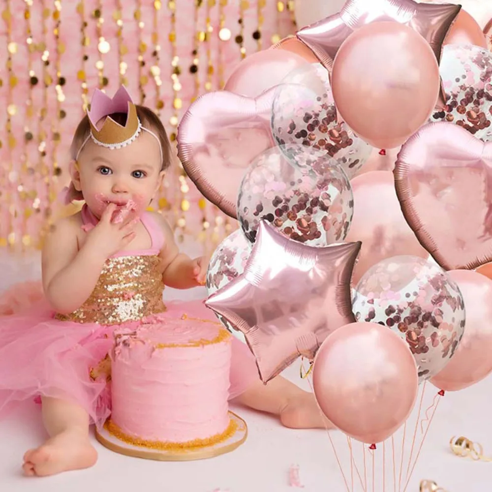 

14pcs 12inch Latex 18inch Foil Multi Air Balloon Helium Happy Birthday Party Decorations Wedding Festival Balon Party Supplies