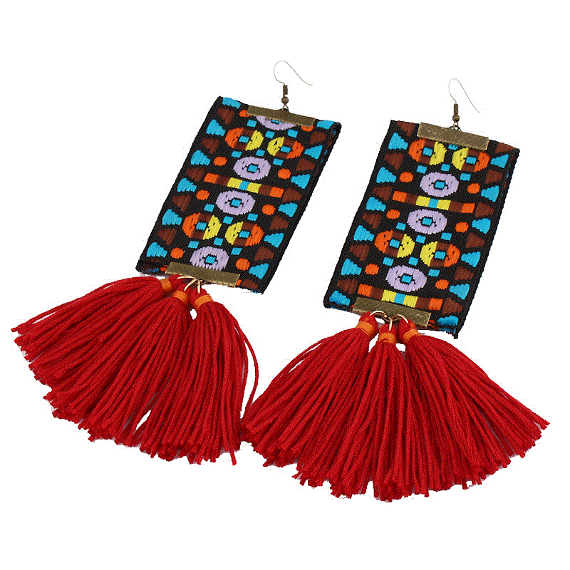 cotton earrings