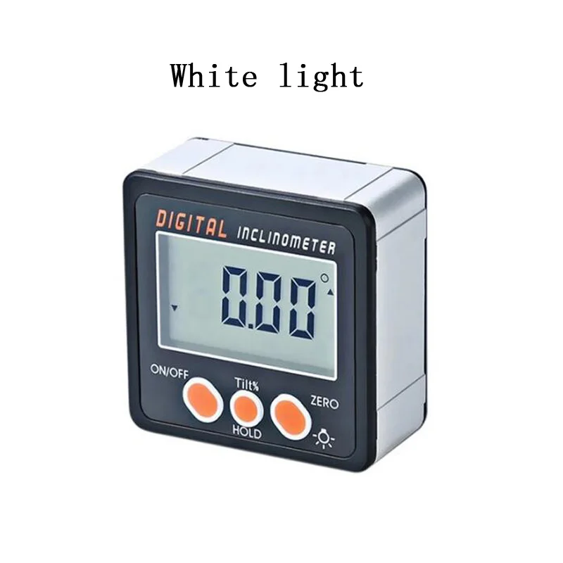 

Electronic digital inclinometer electronic protractor aluminum digital angle gauge angle meter with magnet measurement tool