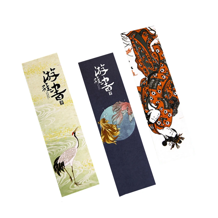 10packs/lot Kawaii Japanese Style Paper Bookmark Student Gift Stationery Film wholesale | Канцтовары для офиса и дома