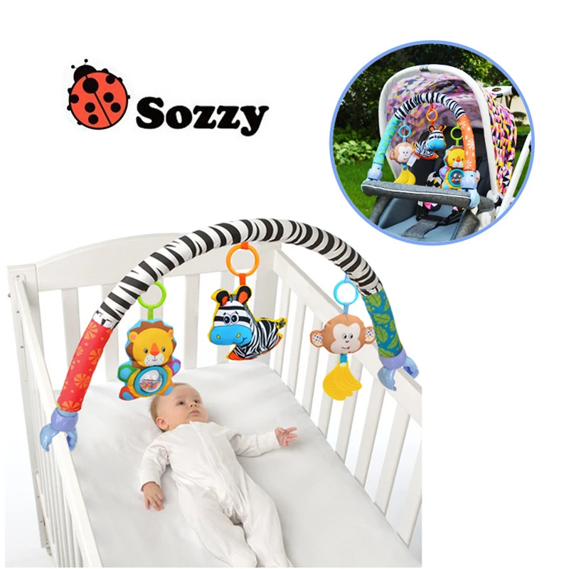 

Sozzy Baby Stroller/Bed/Crib Hanging Toys For Tots Cots rattles seat cute plush Stroller Mobile Gift 88CM Rattles free shipping