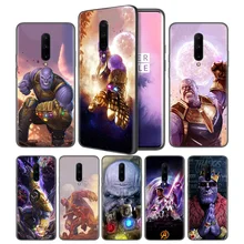 Thanos Marvel Soft Black Silicone Case Cover for OnePlus 6 6T 7 Pro 5G Ultra-thin TPU Phone Back Protective