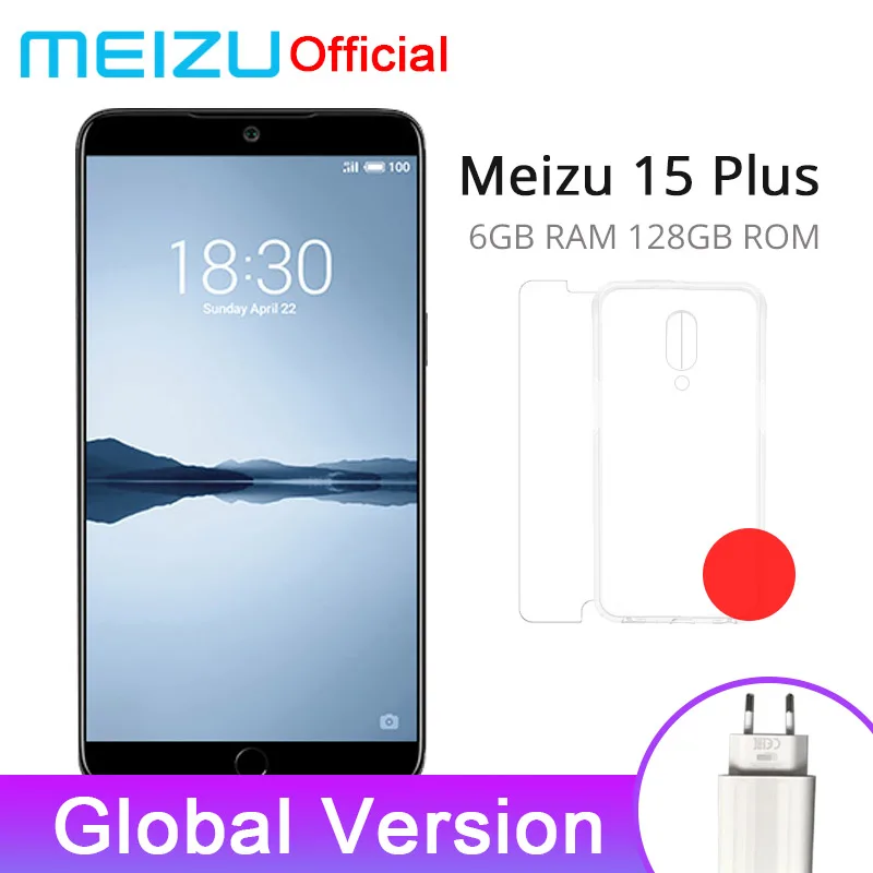 Официальная глобальная версия Meizu 15 Plus 6 GB 128 сотового телефона Exynos 8895 Octa Core 5 95