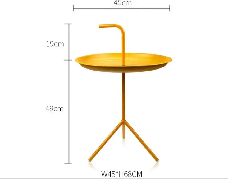 45*68CM Northern Europe tea table Iron side table Bedside table Coffee table