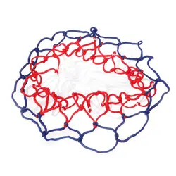 Прямая поставка Универсальный 5 мм красный белый синий баскетбольная сетка нейлоновый обруч сетка для попадания мячом сетка