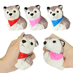 Besegad медленный рост Squishy Puppy Dog Squeeze Husky Dog Jumbo душистый декомпрессия мультфильм Животные снимает стресс тревога игрушка