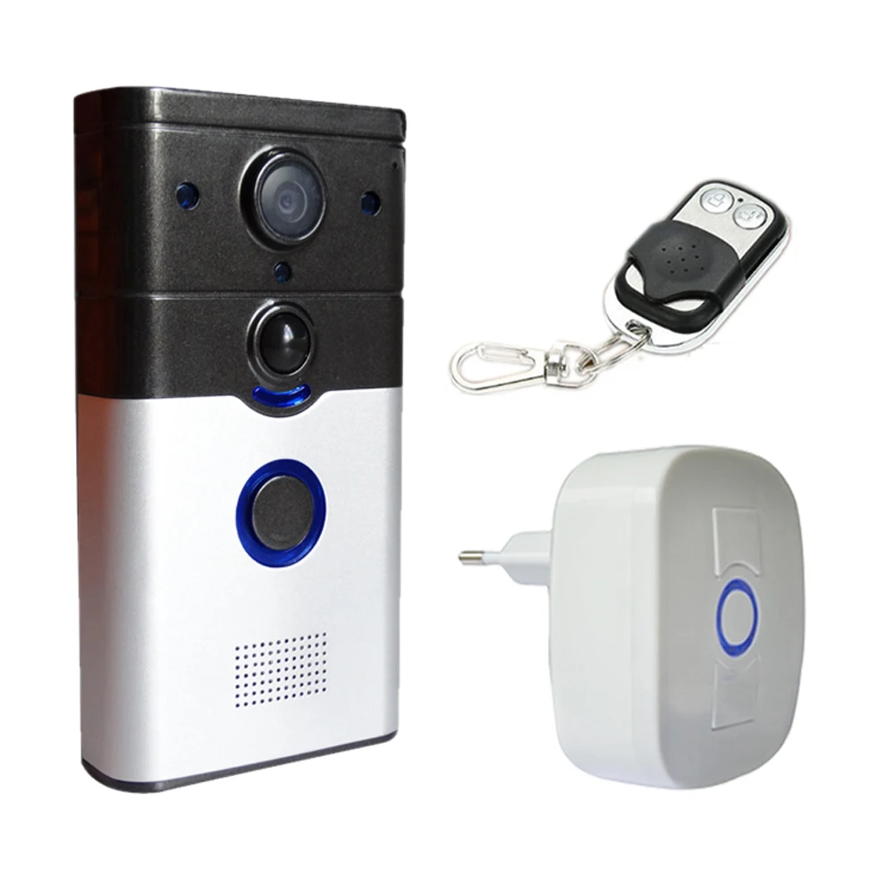 

720P wireless WIFI Camera Video Door phone Infrared Detector Sensor Tamper Alarm Function Support App Control Smart Doorbell