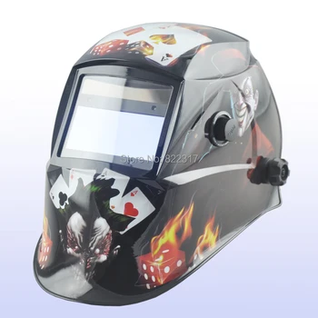 

Auto darkening welding helmet/welding mask/MIG MAG TIG(Yoga-718G MAGICIAN Flame)/4 arc sensor