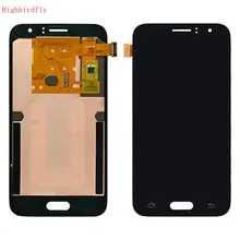 Для samsung Galaxy J1 2016 J120 J120F J120H J120M ЖК Экран Дисплей + Touch Стекло дигитайзер Ассамблеи полный комплект Amoled