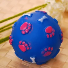 Домашнее животное игрушка со звуком мяч любовь мяч жизненную силу костей шар звук игрушки для собак 12 шт./лот