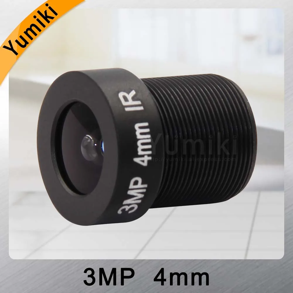  Yumiki 3.0Megpixel M12 MTV 4mm 3MP HD CCTV Camera Lens IR HD Security Camera Lens Fixed Iris - 32960907247