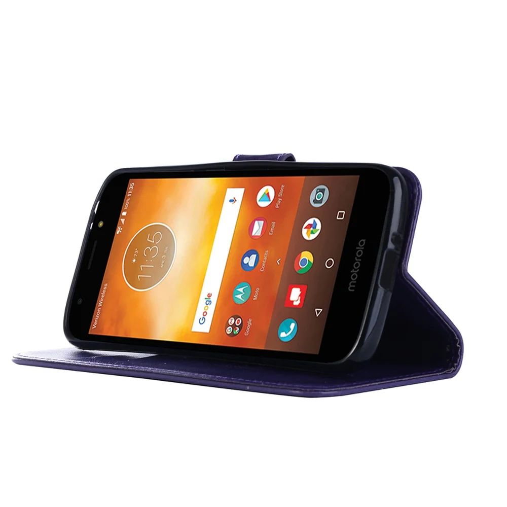 Флип кошелек для Motorola Moto E5 G6 Play чехол телефона с отделением карт MotoG6 кожаный