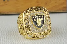 2015 La Manera Del Envío Libre Nuevo Deporte de La Llegada Hombres de La Joyería anillo de Los Oakland Raiders Super Bowl XVIII Campeonato Anillos tamaño 11
