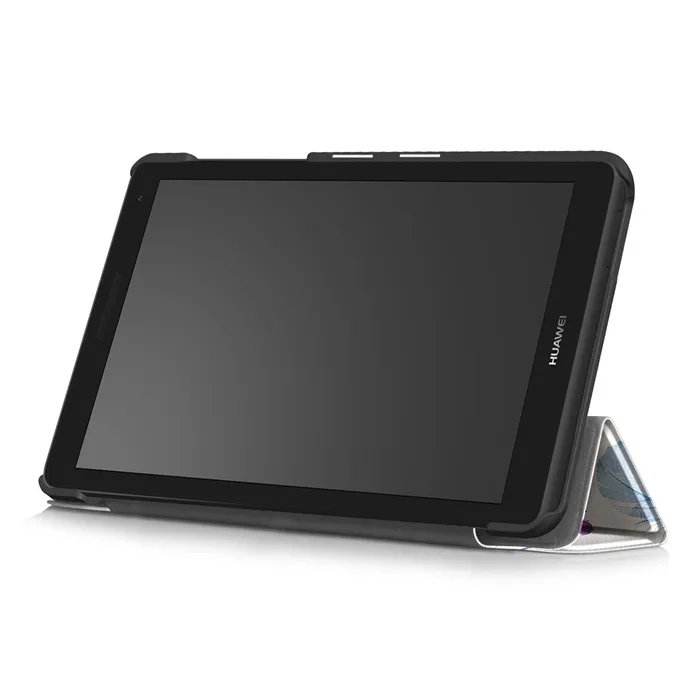 PU чехол для huawei Mediapad T3 7 7,0 3g BG2-U01 7 дюймов+ Защитная пленка для экрана подарок