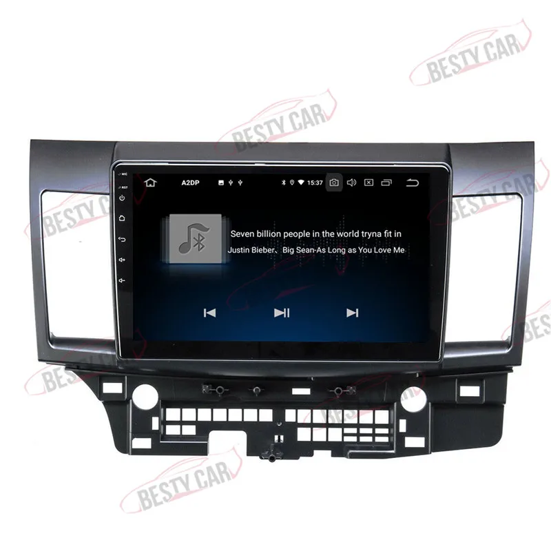 Flash Deal 10.1" Android 9.0 Car Multimedia Player GPS Stereo for Mitsubishi Lancer EX 2010-2016 Navigation Head Unit Radio DSP 2.5D+IPS 3