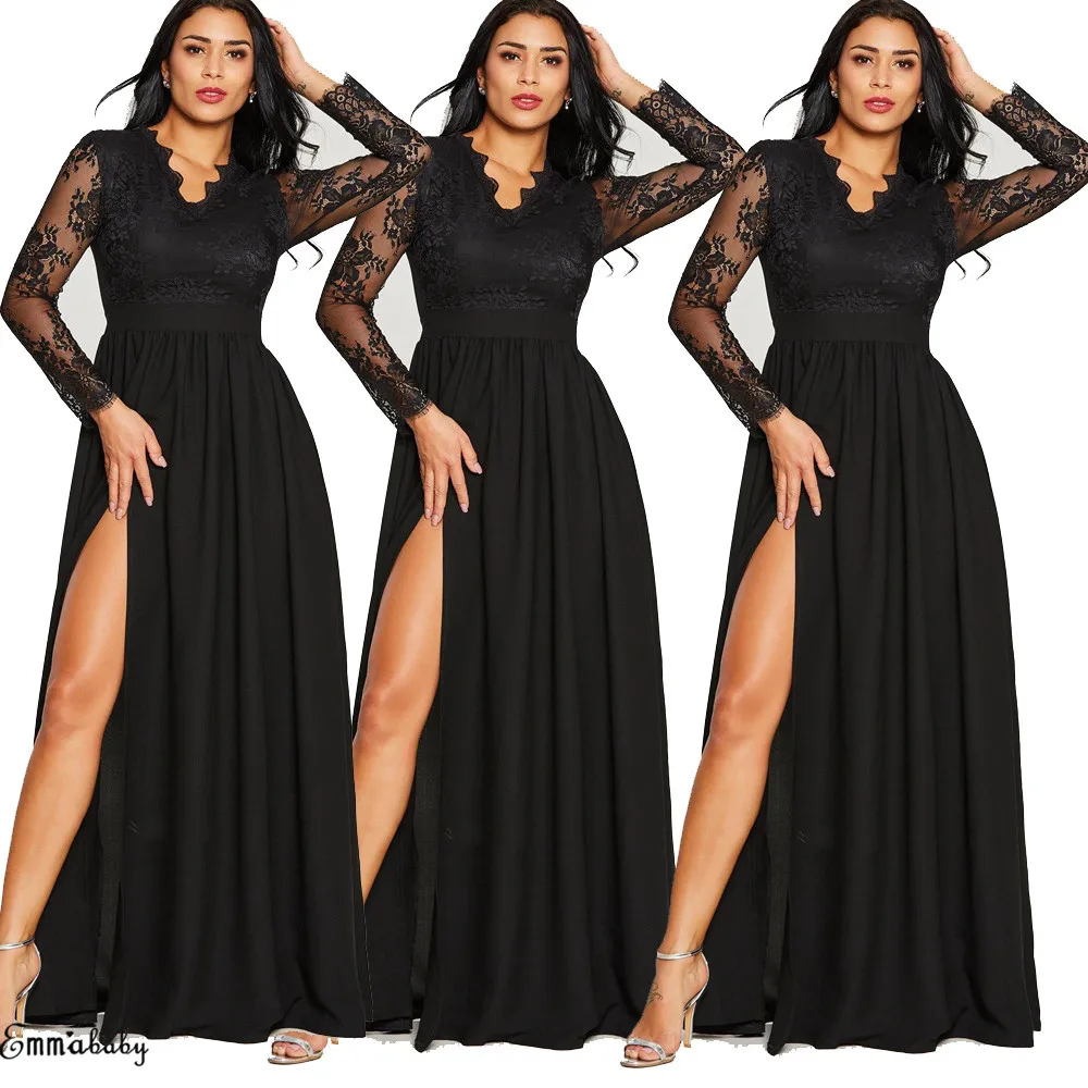 long sleeve evening dress size 18