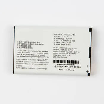 

Original Li3720T42P3h704572 Phone battery For ZTE MF90M MF91 MF90 4G WIFI Router 2000mAh