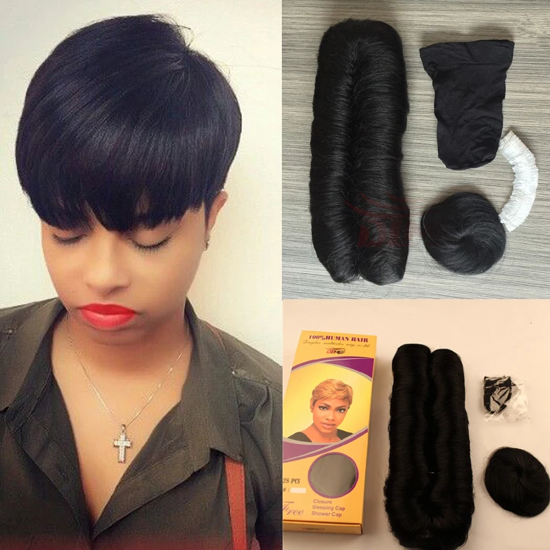 Short Hairstyles With Weave For Black Women