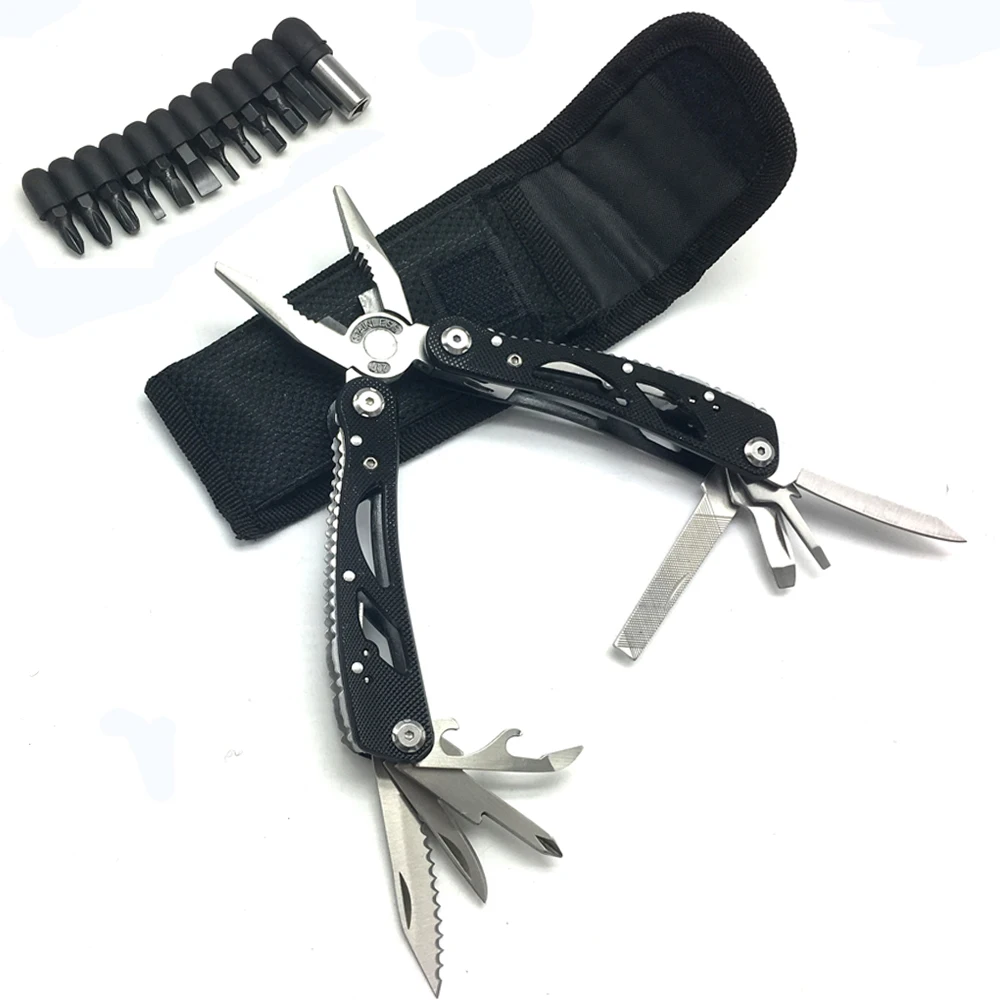 22 многофункциональные складные ножи, плоскогубцы, карманные инструменты для повседневного использования, рыболовные плоскогубцы, комбинированные многофункциональные инструменты для выживания, Походный нож