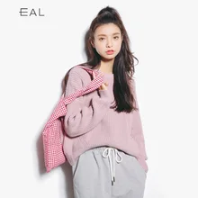 The new autumn loose pullover sweater coat thick font b bottom b font thick needle sweater