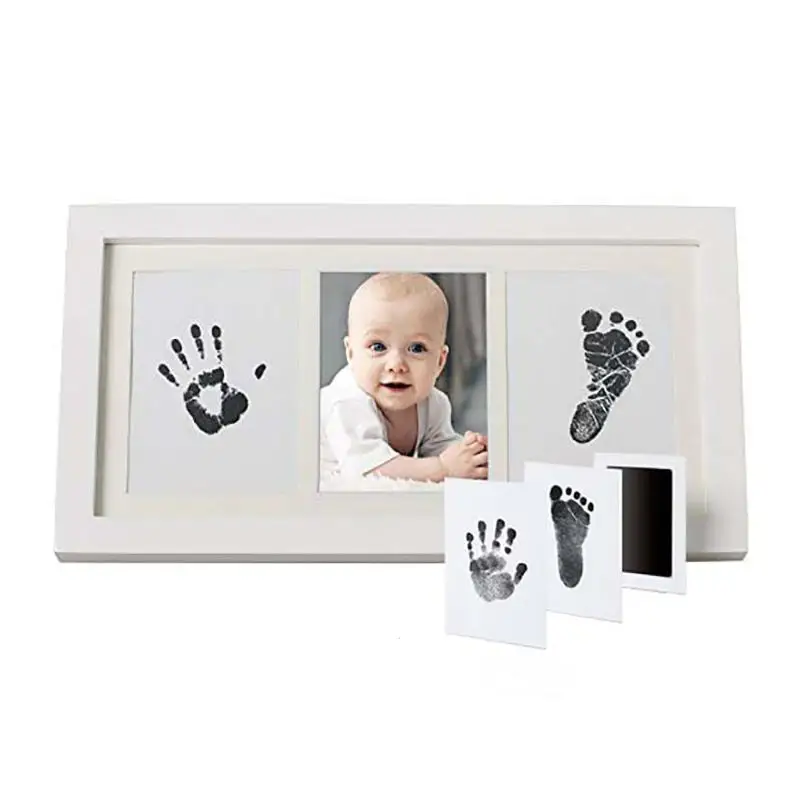 2pcs Newborn Baby Handprint Footprint Pad Safe Clean Non-Toxic Touch Ink Photo Easy Use Operate Hand Foot Print W2 |