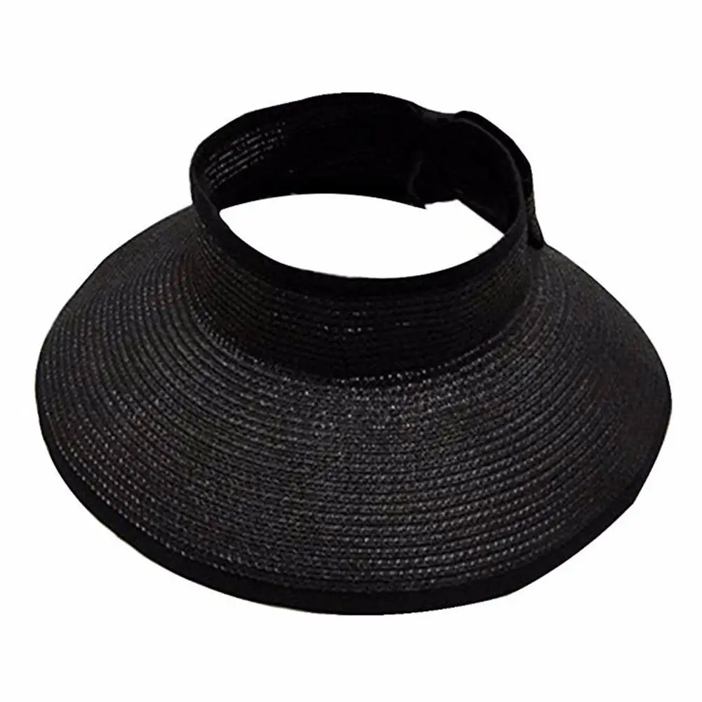 Women Beach Summer Hat Anti-UV Sun Protection Foldable Straw Hats Wide Brim Visor Cap Cover Sombrero Mujer Verano Dropshipping c