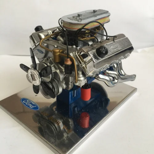 2018 1:6 Двигатель Стирлинга для Ford Fiesta 427sohc имитационная модель автомобильного компрессора строительные