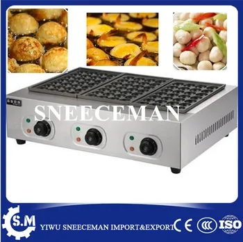 

Electric fish ball Grill machine stainless steel pan cooker making machine automatic takoyaki machine takoyaki-grill
