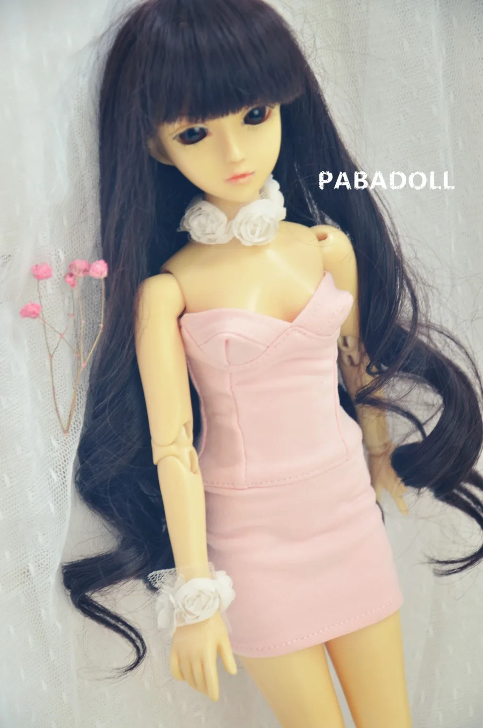 

Sexy Strapless Slim Dress for BJD 1/4 MSD 1/3 SD16 DD Doll Clothes CWB6