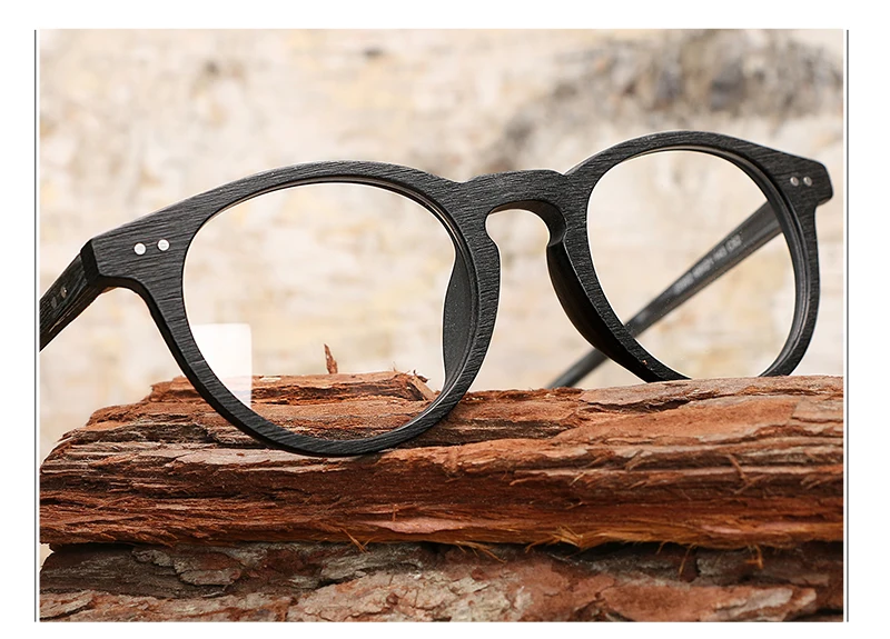 AZB винтажные прозрачные очки кошачий глаз деревянная оправа для очков мужские и женские прозрачные линзы очки деревянные оптические оправы для очков HB030