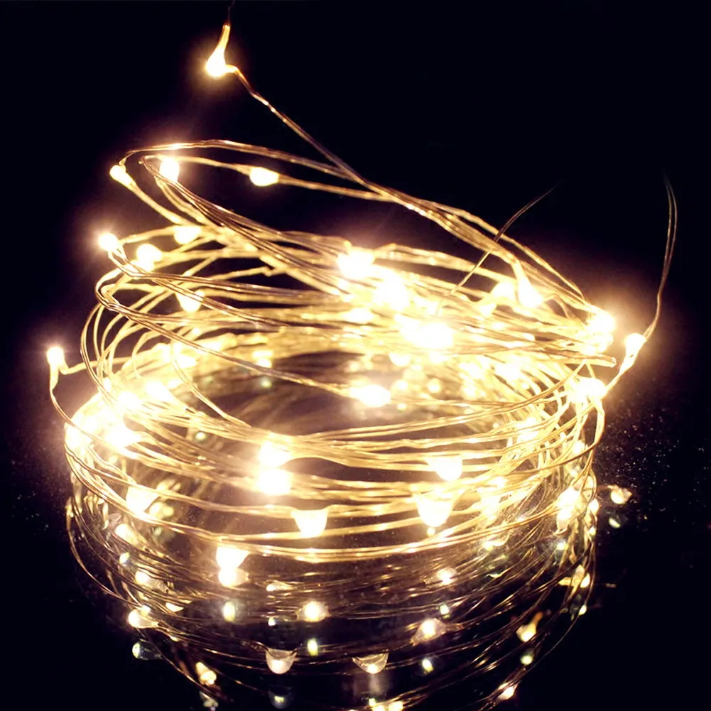 LED Starry String Lights 4M 40 LED Copper Wire Fairy String Light for Party Christmas Holiday