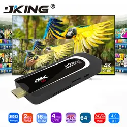 H96 Pro 4 K tv Stick Android 7,1 OS Amlogic S905X четырехъядерный 2G 16G Мини-ПК 2,4G 5G Wifi BT4.0 1080 P HD Miracast tv dongle H96Pro