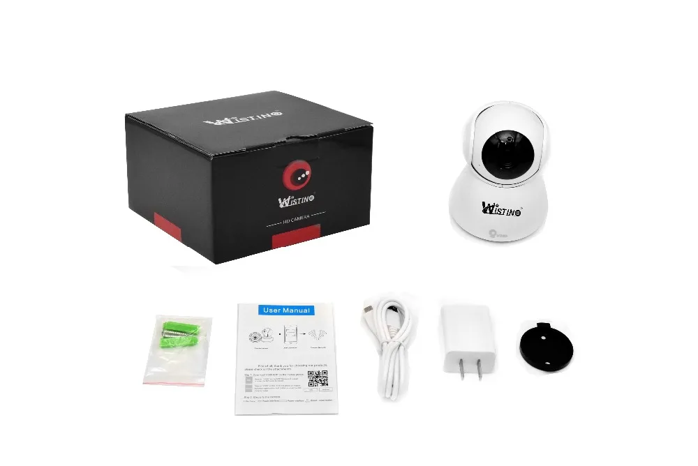 Wistino CCTV WiFi IP Camera HD 1080P Mini Wireless Video Baby Monitor P2P Indoor Security Smart Home IR Night Vision H2.265 V380 (16)