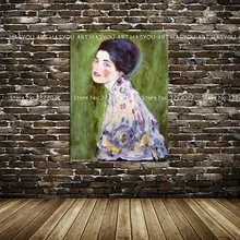 high quality hand painted colorful woman painting on canvas home decor Wall art home decoration for living room bedroom artwork