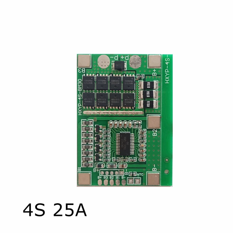 

4S 25A BMS 12.8V/14.4V Lithium iron phosphate battery 14.8V/16.8V lithium battery protection Board Limiting 25A