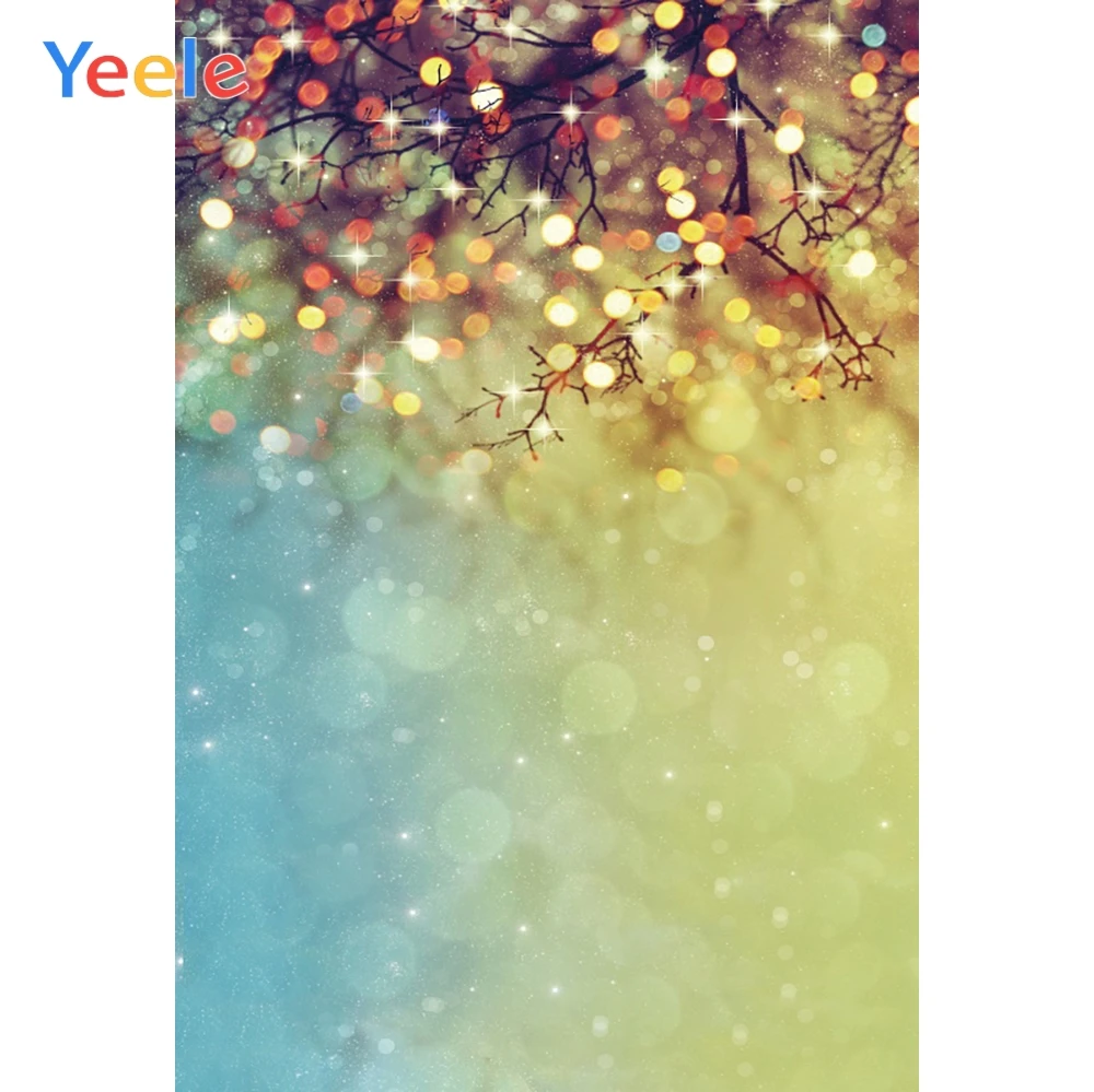 

Yeele Professional Photography Backdrops Glitter Dreamy Light Bokeh Trees Branch Baby Photographic Backgrounds For Photo Studio