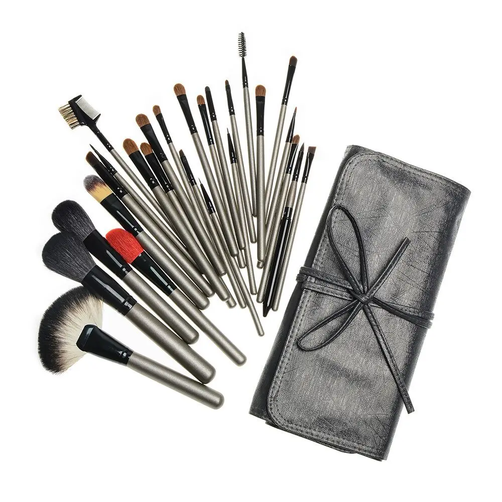 

Pro 26pcs/set Makeup Brushes Powder Foundation Eyeshadow Eyebrow Eyeliner Blush Make up Brush Set Cosmetic Soft Synthetic Hair